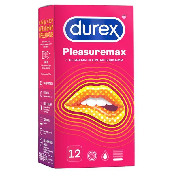 фото упаковки Презервативы Durex Pleasuremax