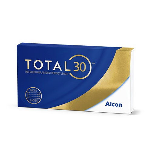 Alcon Total 30 Линзы контактные ежемесячной замены, -0.50, 8.4, 3 шт.