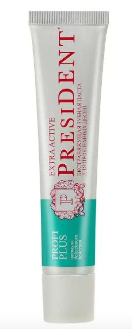 PresiDent Profi Plus Extra Active Зубная паста экстравяжущая, паста зубная, 30 мл, 1 шт.