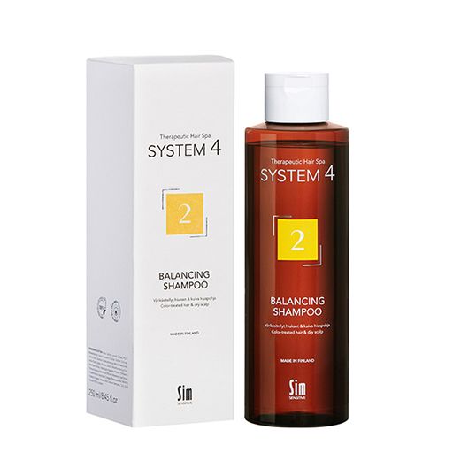 фото упаковки System 4 Терапевтический шампунь №2 для сухой кожи головы, сухих и окрашенных волос