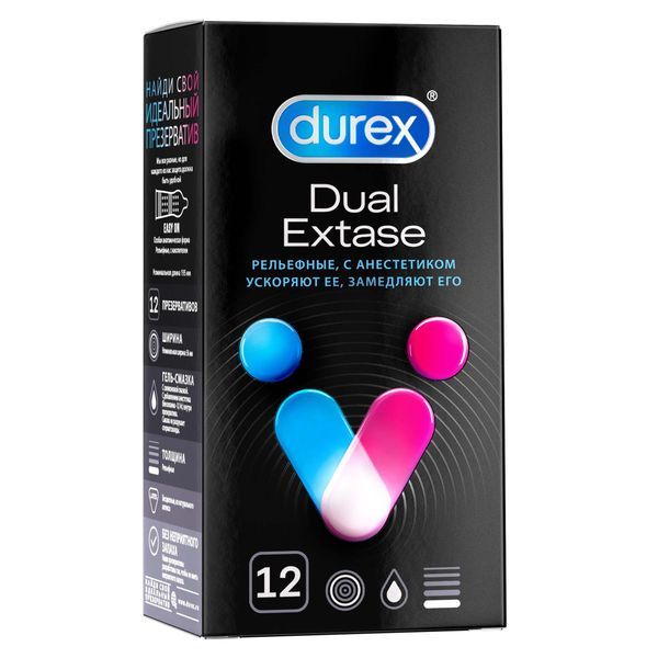 фото упаковки Презервативы Durex Dual Extase