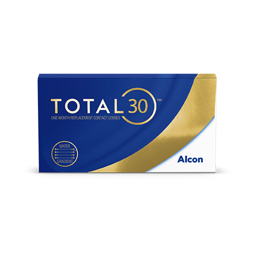 Alcon Total 30 Линзы контактные ежемесячной замены, -0.50, 8.4, 3 шт.