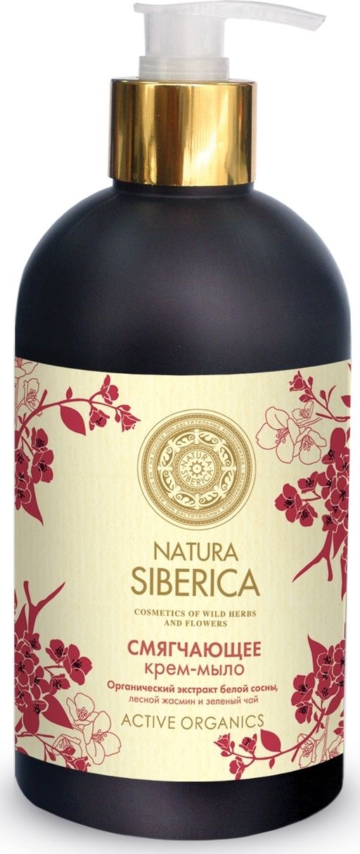 Natura Siberica крем-мыло смягчающее, мыло жидкое, 500 мл, 1 шт.
