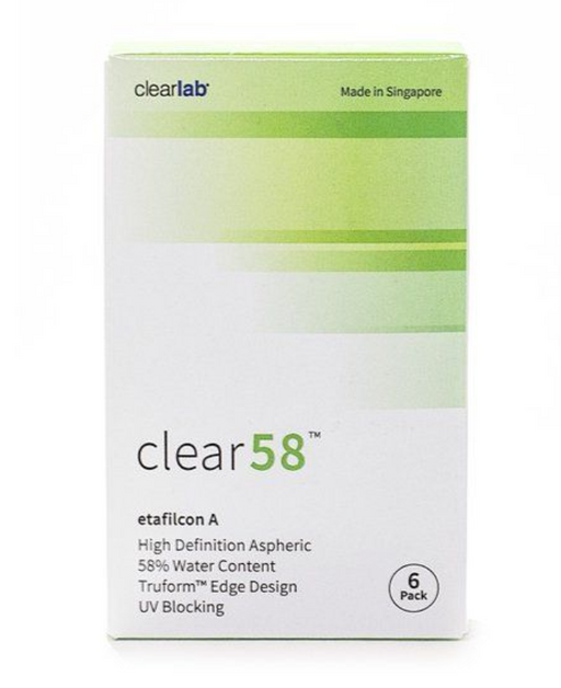 ClearLab Clear 58 Линзы контактные, -6.00, 8.3, 6 шт.