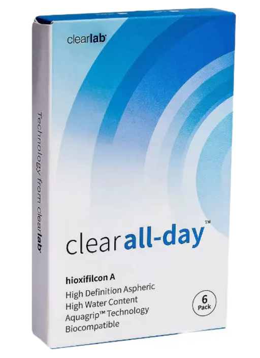 ClearLab Clear All-Day Линзы контактные, -3.00, 8.6, 6 шт.