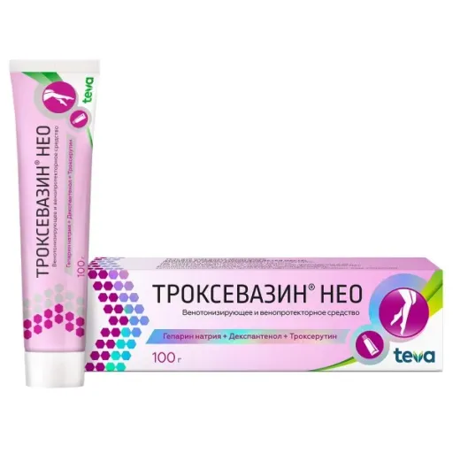 Троксевазин Нео, гель для наружного применения, 100 г, 1 шт.