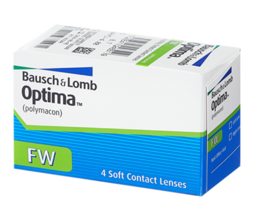 Bausch&Lomb Optima FW Контактные линзы плановой замены, BC=8.7 d=14.0, D(-4.50), 4 шт.