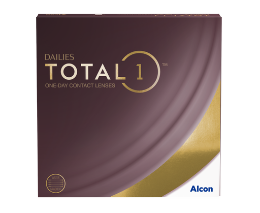Alcon Dailies Total 1 Линзы контактные однодневные, BC=8.5 d=14.1, D(-5.00), 90 шт.