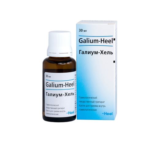 Галиум-Хель, капли для приема внутрь гомеопатические, 30 мл, 1 шт.