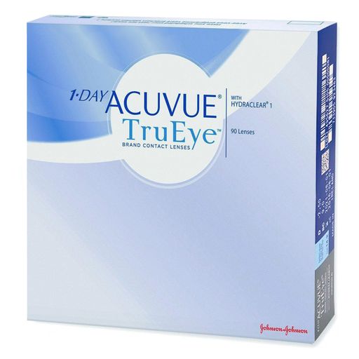 1-Day Acuvue TruEye Линзы контактные Однодневные, BC=8.5 d=14.2, D(-3.50), 90 шт.